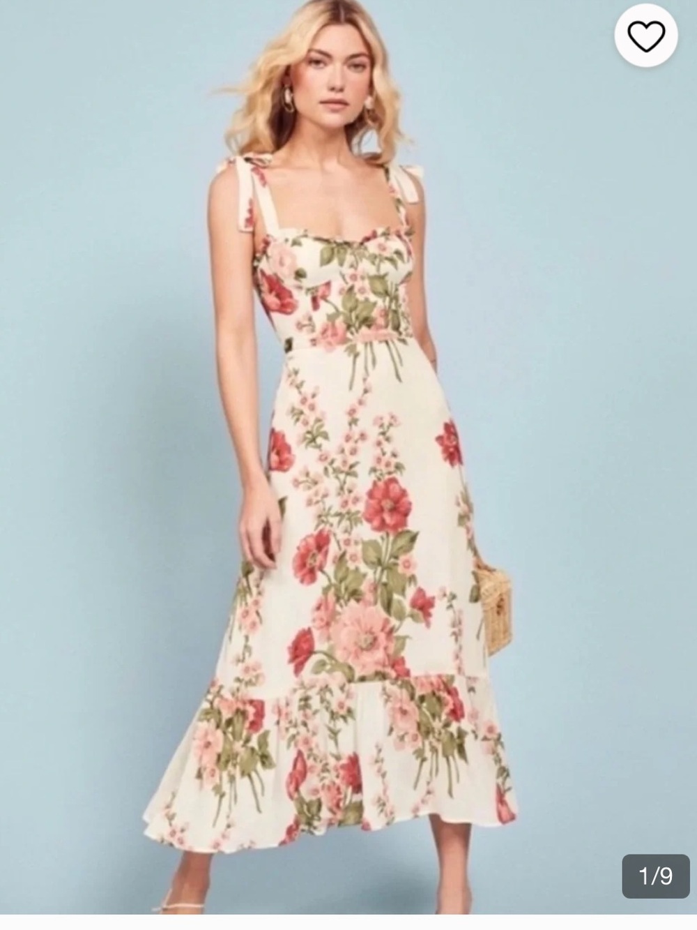 REFORMATION Nikita Etienne Floral Dress